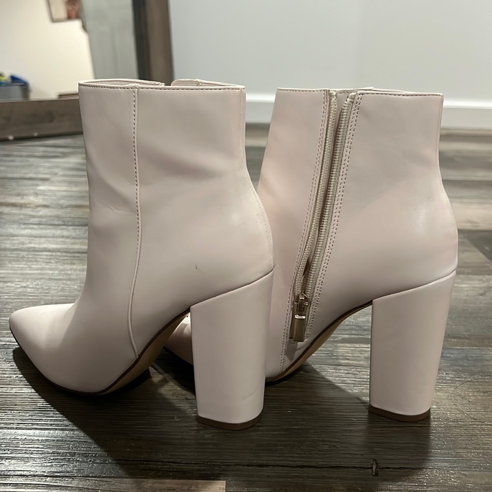 light pink, almost white